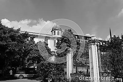 Ancillary buildings of shishi sacred heart cathedral, guangzhou city, china Editorial Stock Photo