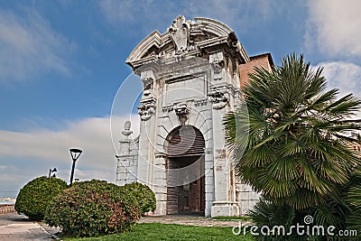 Ancona, Marche, Italy: the ancient city gate Porta Pia Stock Photo