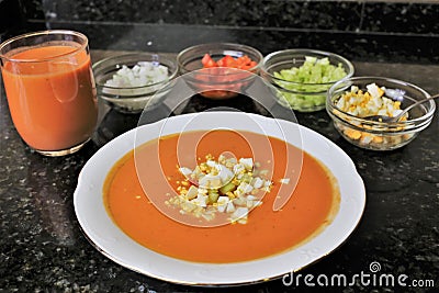 Andalusian gazpacho Andalusian and Spanish cuisine