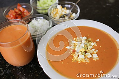 Andalusian gazpacho Andalusian and Spanish cuisine