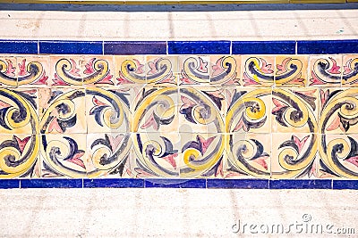 Andalusian tiles Stock Photo