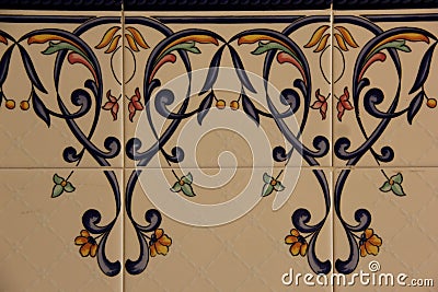 Andalusian Tiles Stock Photo