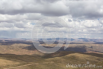 Andean Mountains and the Altiplano, Bolivia Stock Photo