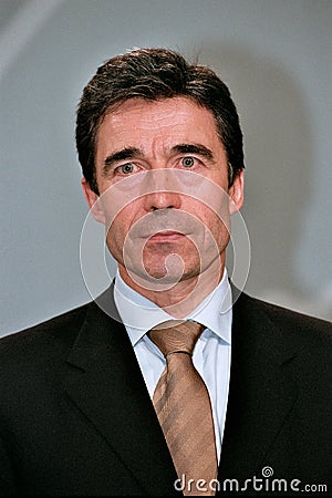 Anders Fogh Rasmussen Editorial Stock Photo