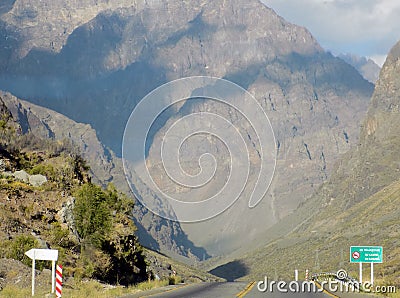 Cordillera de los Andes Chile Stock Photo