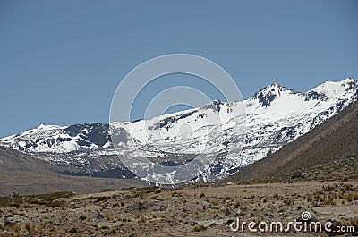 Andes cordillery Stock Photo
