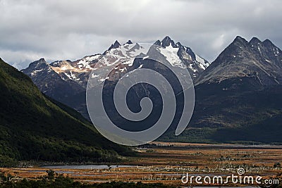 Andes Mountains, Ushuaia Stock Photo