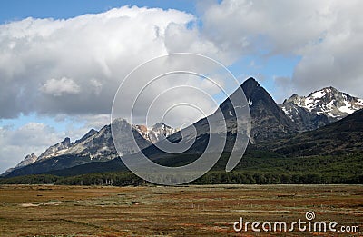 Andes Mountains, Ushuaia 3 Stock Photo