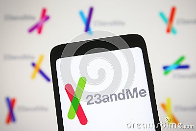 23andMe, Inc. logo Cartoon Illustration