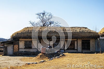 Andong Hahoe Folk Village Stock Photo