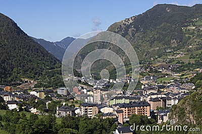 Andorra La Vella - Andorra Stock Photo