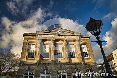 The old Guildhall Town Hall,Andover,UK Editorial Stock Photo