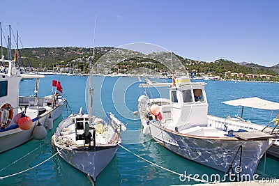 Andratx port marina in Mallorca balearic islands Stock Photo