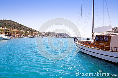 Andratx port marina in Mallorca balearic islands Stock Photo