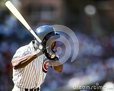 Andre Dawson, Chicago Cubs. Editorial Stock Photo