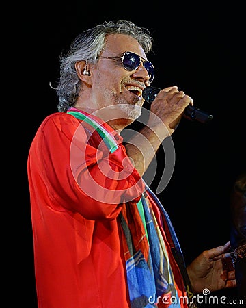 Andrea Bocelli Editorial Stock Photo