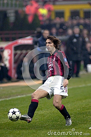 Andrea Pirlo in action during the match Editorial Stock Photo