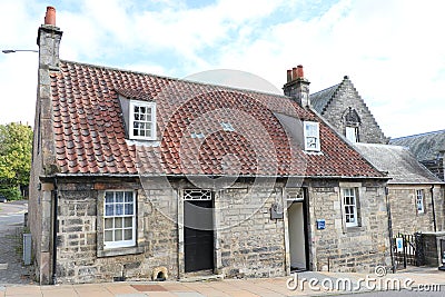 Andrew Carnegie Birthplace Dunfermilne Stock Photo