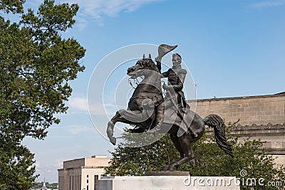 Andrew Jackson Statue Nashville, Tennessee Editorial Stock Photo