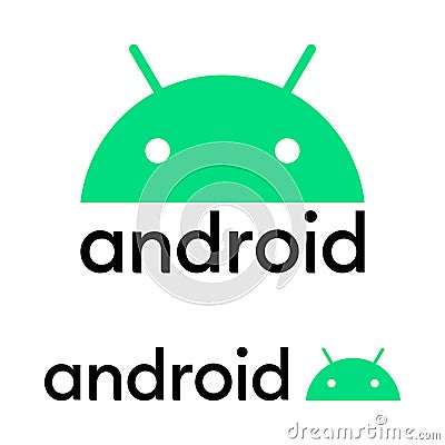 Android vector logo Vector Illustration