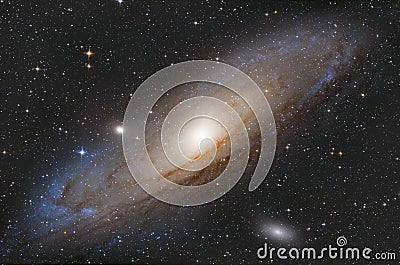 Andromeda galaxy M31 Stock Photo