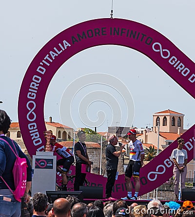 AndrÃ© Greipel on 100th Giro D`Italia stage Editorial Stock Photo