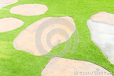 Andscape design, Garden decoration for the background Stock Photo