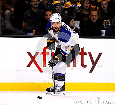 Andy McDonald St. Louis Blues Editorial Stock Photo