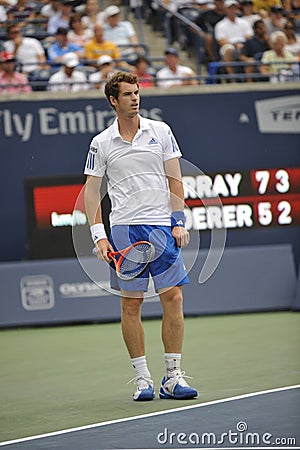 Andy Murray at Rogers Cup Editorial Stock Photo