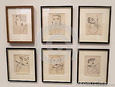 Andy Warhol--From A To B And Back Again at Whitney Museum Editorial Stock Photo