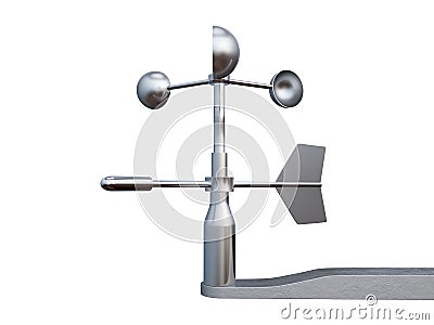 Anemometer, wind speed Stock Photo