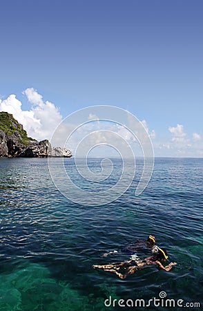 Ang Thong Snorkelling - Thailand Stock Photo