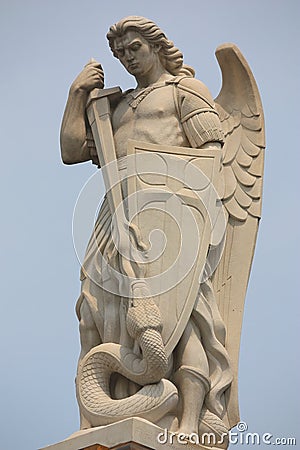 Angel in villa de guadalupe, mexico city VIII Editorial Stock Photo