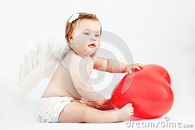 Angel baby Stock Photo