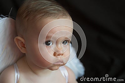Angel Baby Stock Photo