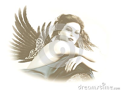 Angel 3d CG Stock Photo