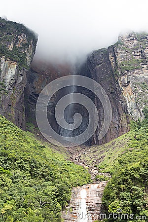Angel Falls in Venezuela Stock Photo