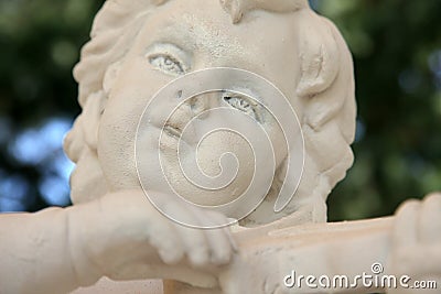 Angel musician Stock Photo