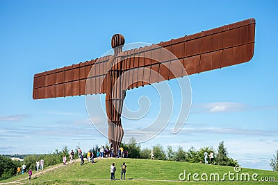 Angel of the North Editorial Stock Photo