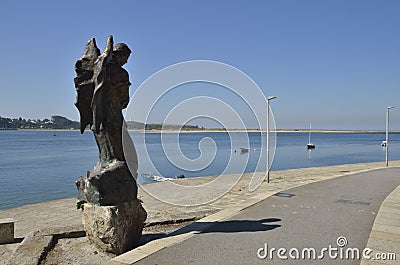 Angel sculpture Editorial Stock Photo