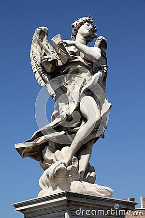 Angel in Rome Stock Photo