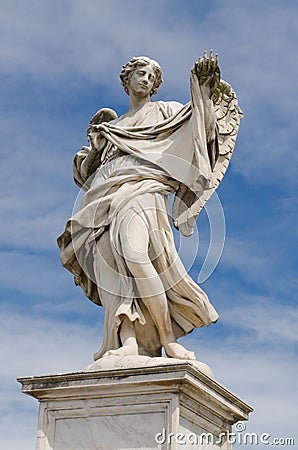 Angel statue, Rome, Italy Stock Photo