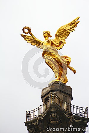 Angel of the Independence paseo de la reforma in Mexico City V Stock Photo