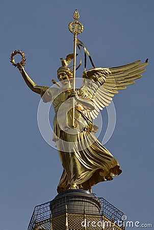 Angel of victory (Berlin) Stock Photo