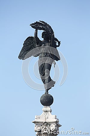 Angel of Victory, Parma Stock Photo