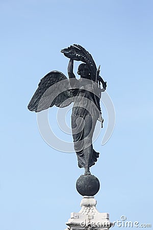 Angel of Victory, Parma Stock Photo