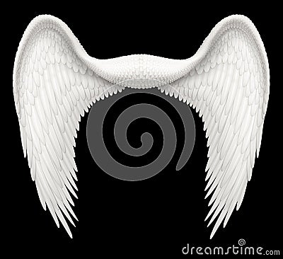 Angel Wings Cartoon Illustration