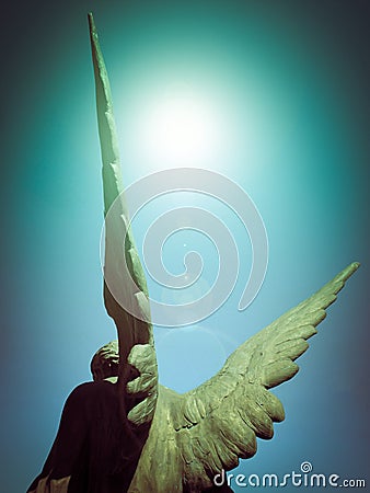 Angel wings Stock Photo