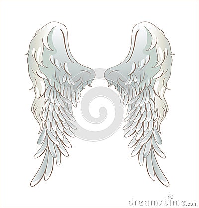 Angel wings Vector Illustration