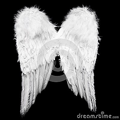 Angel wings Stock Photo